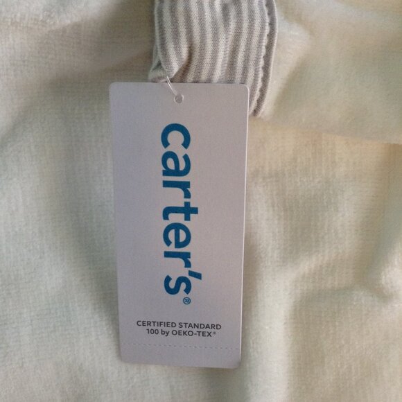 NWT Carter's OEKO-TEX Robe, Terry Cloth, 0-9 M, bear/panda; 100% Cotton, Kidcore - Picture 4 of 6